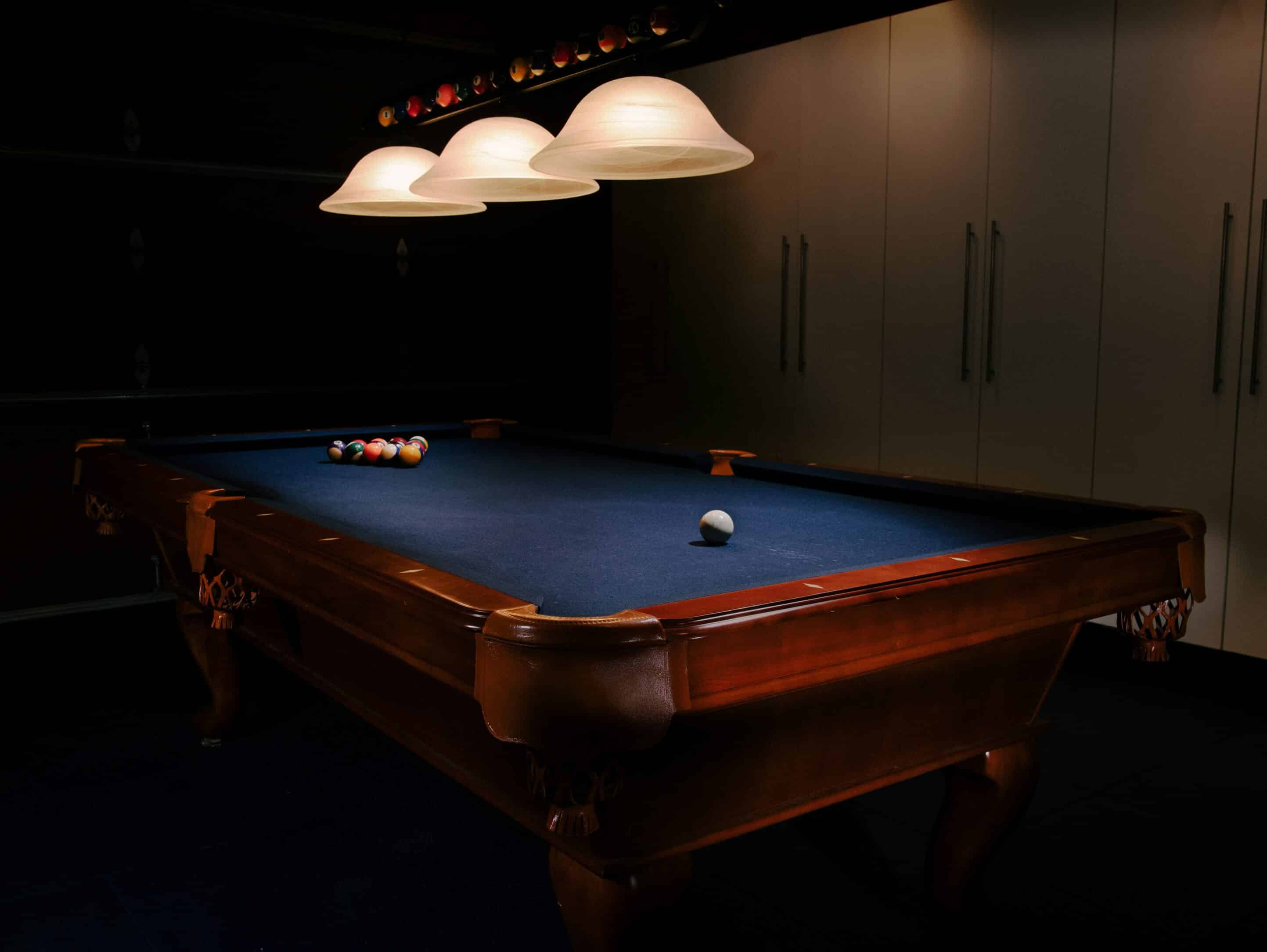 Pool table dim